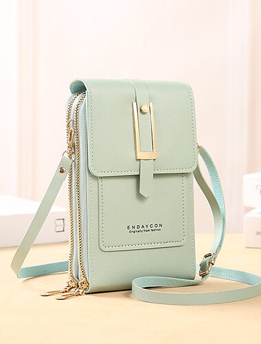  Damentaschen, weiche Leder-Geldbörsen, Touchscreen-Handy-Geldbörse, Umhängetasche, Schultergurt-Handtasche für Damen, günstige Damentaschen