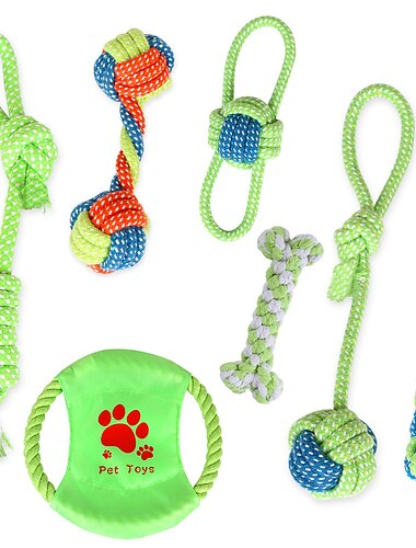  Giochi morbidi Giocattolo interattivo Corde con Duraturo Esercizio per animali domestici Addestramento di animali domestici Giocattolo per la dentizione per Prodotti per cani Prodotti per gatti Al