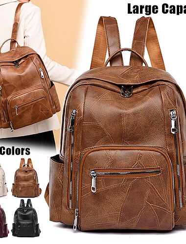  sac à dos oxford grande capacité pour femme - sac de rentrée antivol élégant en 4 couleurs