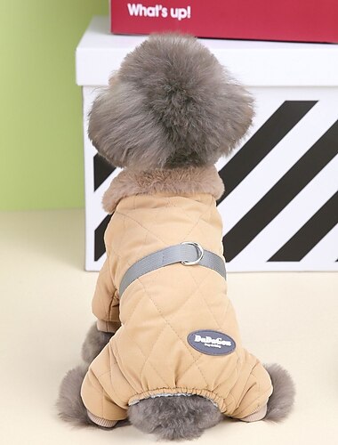  Hund Katze Mäntel Jacke Mode Niedlich Winter Atmungsaktiv Weich Waschbar Bequem Outdoor Alltagstauglich Hundebekleidung for Bichon Frise Zwergspitz Baby Haustier Papillon Klein