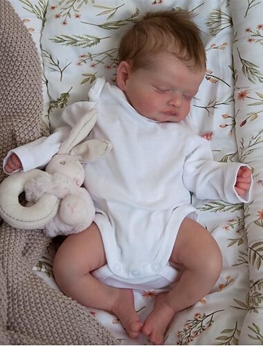  Rosalie – poupée reborn de 18 pouces, taille bébé, maquillage premium, peau 3d faite à la main, qualité supérieure, poupée d'art à collectionner