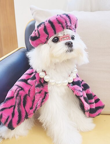  Perros Gatos Abrigos Chaqueta Moda Estilo lindo Invierno Transpirable Suave Lavable Cómodo Exterior Casual Diario Ropa para perros for Bichón Frisé Pomerania Animal doméstico del bebé Mariposa Small