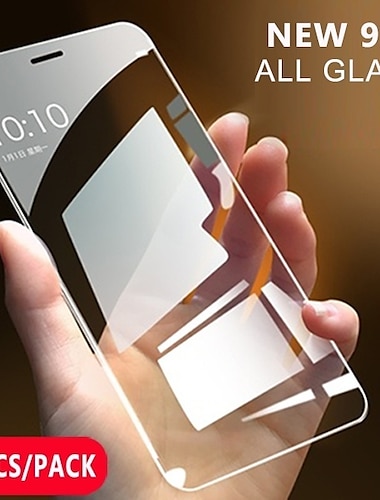  3 st Skärmskydd Till Apple iPhone 15 Pro Max Plus iPhone 14 13 12 11 Pro Max Mini SE X XR XS Max 8 7 Plus Härdat Glas 9 H-hårdhet Anti Bubbles Anti-fingeravtryck Högupplöst (HD) Reptålig
