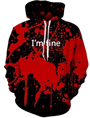  Víspera de Todos los Santos Sudadera Dibujos Manga Anime Bolsillo delantero Gráfico Para Pareja Hombre Mujer Adulto Impresión 3D Casual Diario