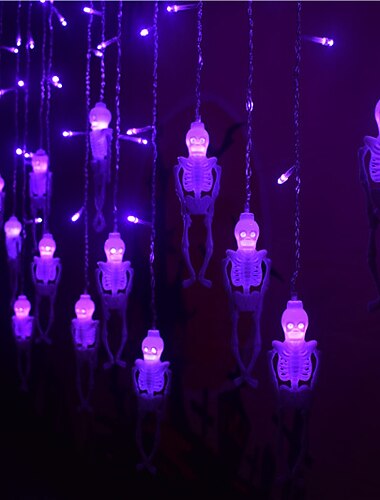  3M Fili luminosi 96 LED 2835 SMD 1 pc Bianco caldo Viola Multicolore Luci di stringa creative Luci natalizie Halloween Creativo Feste 85-265 V