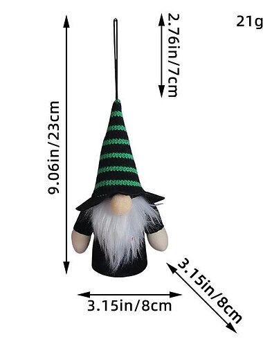  Beleuchtete Zwerg-Halloween-Dekorationen, handgefertigte LED-Licht-Elfen, leuchtende Zwerg-Dekor-Anhänger für Tisch, Zuhause, Party-Ornamente