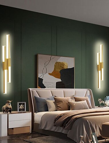  Lightinthebox LED-Wandleuchte, 74 cm, Wandleuchte, LED-Wandleuchte aus Acryl, lange Veranda-Wandleuchte, geeignet für Wohnzimmer, warmweiß, 110–240 V