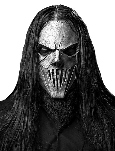  Slipknot adulto mick máscara facial máscara cosplay disfraz aterrador carnaval mascarada disfraces de halloween fáciles