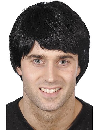  Smiffys Mannen Guy Wig Korte Halloween Cosplay Feestwigs