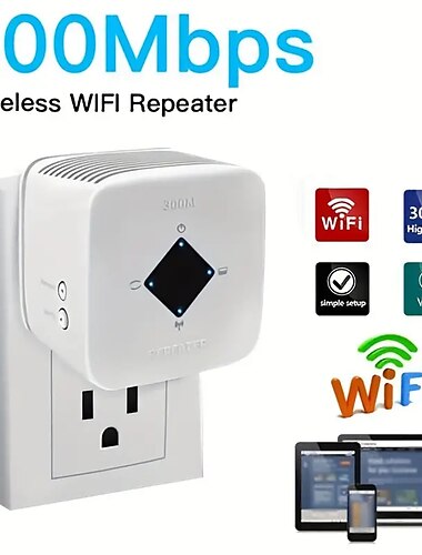  Усилитель сигнала расширителя Wi-Fi до 2640 кв. Футов&amp; 25 устройств расширитель диапазона Wi-Fi беспроводной интернет-ретранслятор усилитель дальнего действия