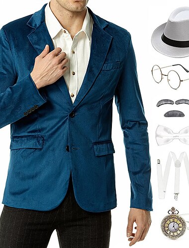  Retro Vintage Goldene Zwanziger 1920er Outfits Anzüge & Blazer Panamahut Gentleman Gangster Normal Herren Weihnachten Halloween Maskerade Abschlussball Club Junggesellinnenabschiedsparty Erwachsene