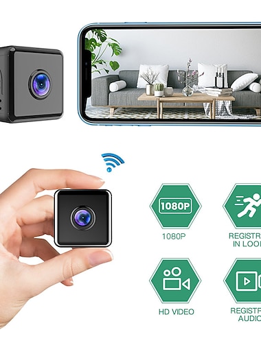  Neue WLAN-Mini-Nachtsicht-Baby-Überwachungskamera mit Bewegungserkennung