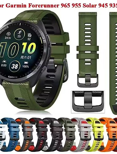  Ремешок для часов для Garmin Fenix 7 Pro 6 5 Plus Epix Pro 47mm Approach S70 47mm S62 S60 Forerunner 955 255 945 745 Instinct 2 Marq Descent Quatix 22mm силиконовый Замена Ремень 22mm