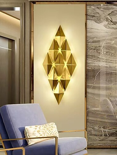  مصباح جداري من Lightinthebox 4/9 رأس شمالي لغرفة المعيشة وغرفة النوم مصباح جداري مزخرف حديث ومبتكر وممر وإضاءة بجانب السرير وإضاءة خلفية LED 110-240 فولت