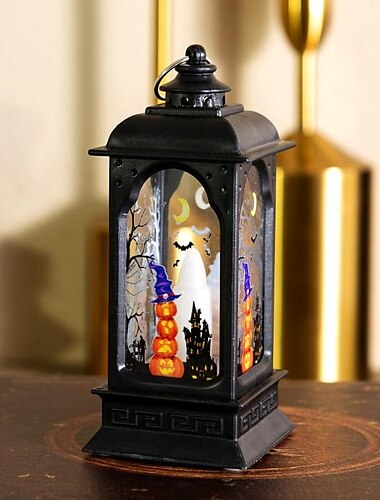  Halloween-Dekorationen, LED-Kürbislampe, Halloween-Geisterlampe, Festival-Dekoration, Spukhaus-Anhänger, Dekoration, Feiertags-Partyzubehör