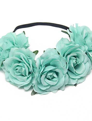  1pc Halloween Party Rose Headband Ghost Cosplay Hair Band Head Hoop For Women