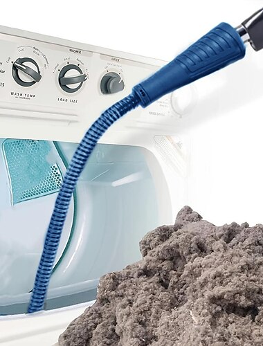  kit de limpeza de ventilação do secador acessório a vácuo secador dobrável removedor de fiapos mangueira de limpeza da tela do secador