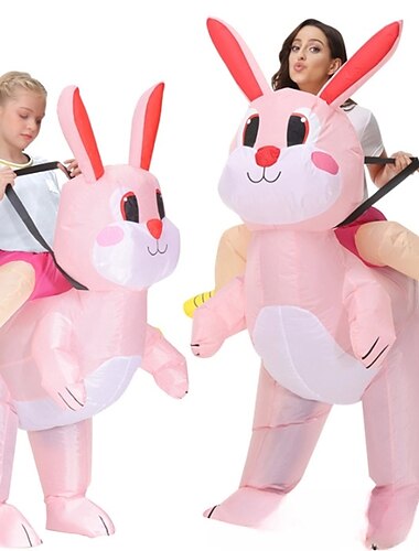  Κουνέλι Bunny Αποκριάτικη Στολή Στολές Ηρώων Φουσκωτές Στολές Οικογενειακές Στολές Halloween Group Παιδικά Ενηλίκων Όλα Αστεία στολή Απόκριες Μασκάρεμα Εύκολη αποκριάτικη στολή