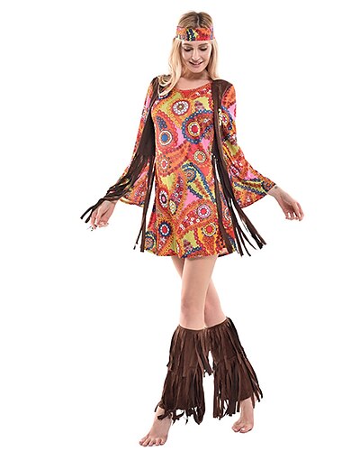  Retro Antiguo Años 70 Disco Accesorios Baile de Máscaras Hippie Mujer Carnaval Mascarada Rendimiento Desfile del orgullo Mes del Orgullo Adulto Vestido cubierta del zapato Cinta