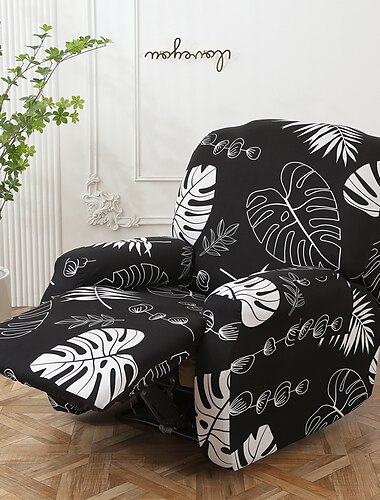  Relaxsessel-Bezüge, Stretch-Relaxsessel-Bezüge, Sessel-Schonbezug, waschbarer Sofabezug mit Taschenschutz für Haustiere, Hunde (1 Rückenlehnenbezug, 1 Sitzbezug, 2 Armlehnenbezüge)