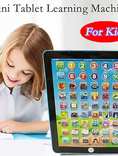  1 τμχ mini tablet εκμάθησης μηχάνημα για παιδιά - Αγγλικό αναγνώστη αφής με πλεονεκτήματα πρώιμης εκπαίδευσης - τέλειο παιχνίδι δώρου για εκπαιδευτική διασκέδαση