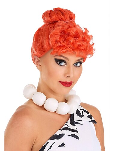  Lustige Kostüme Frauen Deluxe Wilma Flintstone Perücke Standard Halloween Cosplay Party Perücken