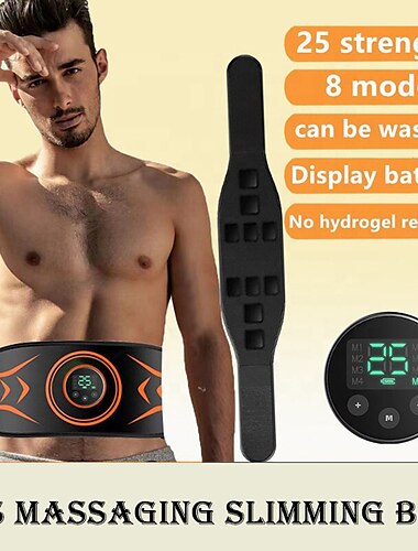  EMS-Massage-Schlankheitsgürtel, Bauchmuskeltrainer, Bauchmuskel-Fitness-Trainingsgerät für den Bauch