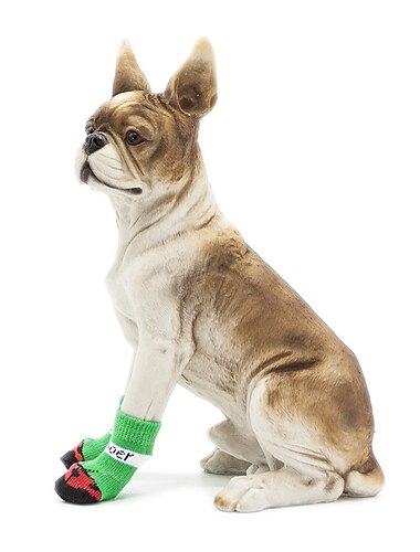  Câini Pisici Șosete Sport minimalist Casul Zilnic Iarnă Cald Lavabil Comfortabil În aer liber Voiaj Casul / Zilnic Mers Îmbrăcăminte pentru câini for Husky Labrador Corgi Bichon Frise Small