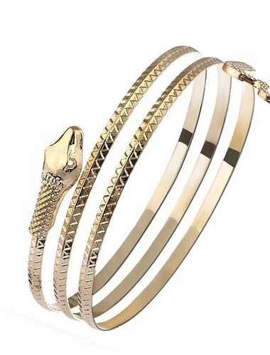  Tocado egipcio para mujer, corona, diadema con cuentas de serpiente, puños para los brazos, pulseras de serpiente en forma de remolino, accesorio de disfraz egipcio para mujer, carnaval de Halloween,