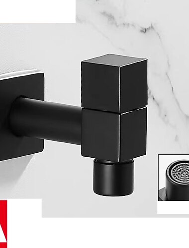  Accessoire de robinet - Qualité supérieure Robinet de machine à laver contemporain Laiton Galvanisé