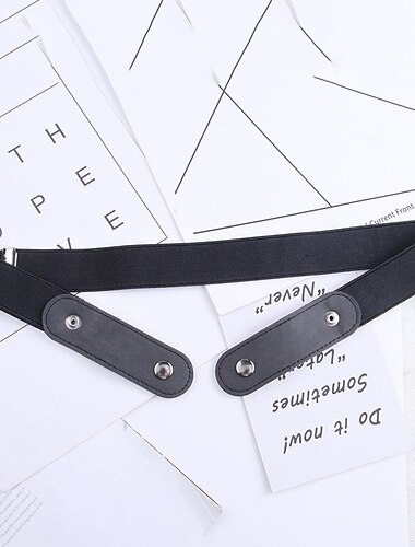  perforowany swobodny pasek bez śladów, letnie jeansy damskie są uniwersalne, elastyczne i ozdobne, niewidoczny damski pas