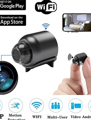  webcam 1080p box wifi bewegingsdetectie wifi-beveiligde installatie plug-and-play indoor ondersteuning
