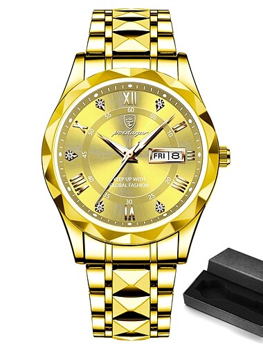  POEDAGAR luxusní pánské quartz hodinky obchodní top značka pánské náramkové hodinky vodotěsné luminiscenční datum týden quartz pánské hodinky dárky k Dni otců