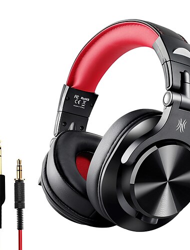  OneOdio Bluetooth Over-Ear Kopfhörer mit Mikrofon | Drahtlose  kabelgebundene Dual-Mode Kopfhörer für Schlagzeug Piano PC Telefone Laptop - 72 Stunden Wiedergabezeit
