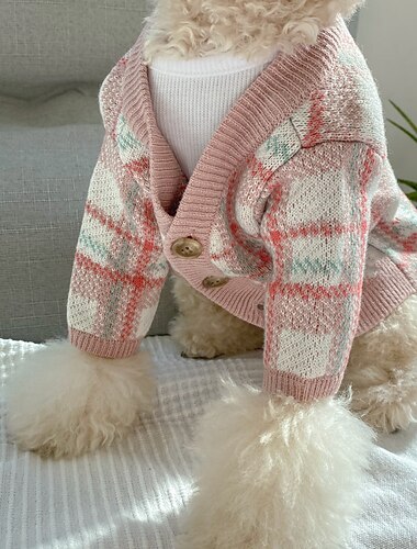  Chien Chat Pull Mode Occasionnel Hiver Chaud Respirant Doux Lavable Confortable Extérieur Décontracté Quotidien Vêtements pour Chiens for Bichon Frisé Spitz Nain Bébé Animal Papillon Petit