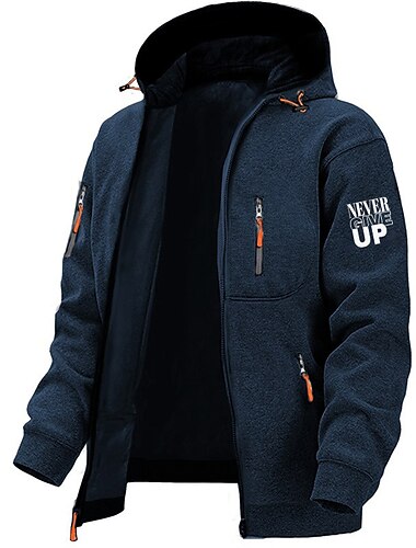  Herren Buchstabe Grafik-Drucke Hoodies Langarm Sweatshirts Mit Kapuze Modisch Täglich Urlaub Ausgehen Frühling & Herbst Dunkelblau Dunkelgray Grau Bekleidung Designer S M L XL 2XL 3XL