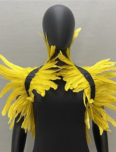  Chales, capas de plumas, boleros, brujas, maléficas, punk y góticos, disfraz de carnaval, unisex, Halloween, fiesta de carnaval, desfile del orgullo, mes del orgullo, chal para adultos.