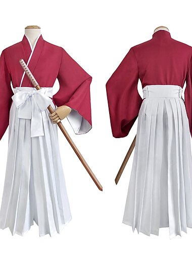  RurouniKenshin Χιμούρα Κένσιν Anime Στολές Ηρώων Κοστούμια Cosplay Απόκριες Μασκάρεμα Στολές Για Ανδρικά Ενηλίκων