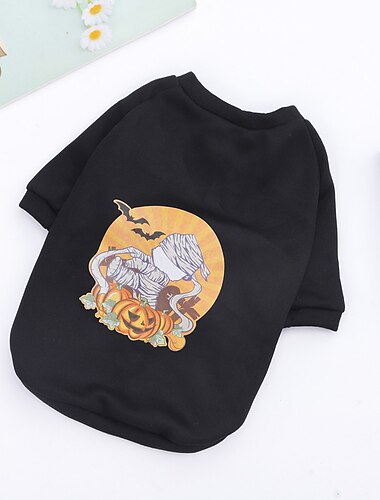  Honden Katten Sweatshirt Modieus leuke Style Winter Ademend Zacht Wasbaar Comfortabel Buiten Halloween Casual / Dagelijks Hondenkleding for Bichon Frise pomeranian kleine huisdieren Vlinder Small