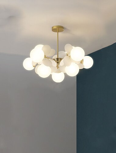  Moderne Sputnik-Kronleuchter, Acryl-Pendelleuchte, 8/10/12 Kopf, kreative Deckenleuchten, Beleuchtungskörper, für Restaurant, Wohnzimmer, Schlafzimmer, Café, Art Deco, 110–240 V