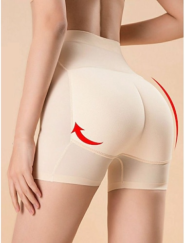  Pantalones cortos ajustados para mujer, ropa moldeadora, cintura alta, color negro, ropa para estar en casa