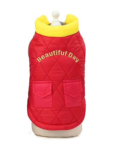  Cachorros Gatos Casacos Jaqueta Moda Estilo bonito Inverno Respirável Macio Lavável Confortável Ao ar livre Casual / Diário Roupas para cães for Bichon Frise Pomerânia Animais de Pequeno Porte