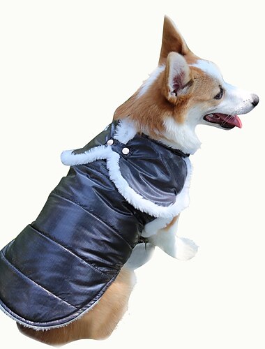  Dog Cat Coat Jacket Vest Fashion Cute Winter Breathable Soft Washable Comfortable Outdoor Casual Daily Dog Clothing for Bichon Frise Pomeranian Baby Pet Papillon Small