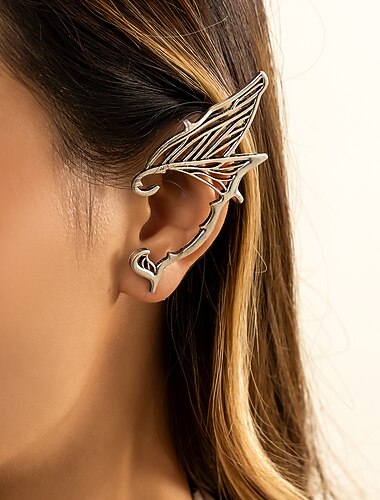  Elf Halloween Ear Cuffs Punk Gothic Verkleiden Erwachsene Damen Halloween Karneval Einfache Halloween-Kostüme Verkleiden