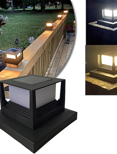  led buitenverlichting padverlichting zonne-patioverlichting kolomverlichting led hekverlichting dekverlichting kapverlichting vlakke binnenplaatsdecoratie