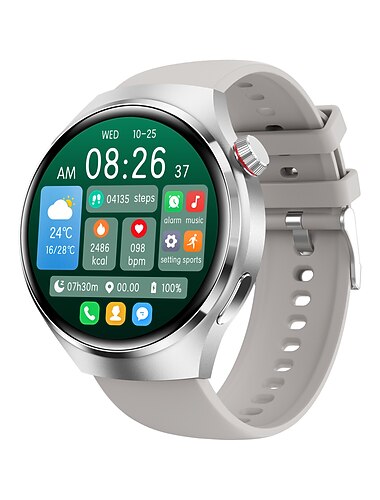  gt4 pro שעון חכם בגודל 1.54 אינץ' amoled hd ספורט bluetooth שיחה nfc מצפן gps גברים נשים עסק עמיד למים שעון חכם גשש פעילות תואם אנדרואיד ios