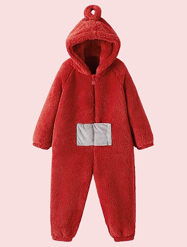  Außerirdischer Teletubbies Cosplay Kostüm Kigurumi-Pyjamas Onesies Kinder Jungen Mädchen Cosplay Party / Abend Karneval Maskerade Einfaches Karnevalskostüm