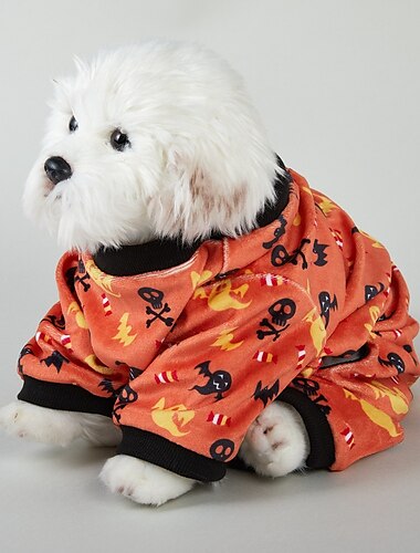  Honden Katten Sweatshirt Feest Grappig Winter Ademend Zacht Wasbaar Comfortabel Buiten Halloween Casual / Dagelijks Hondenkleding for Bichon Frise pomeranian kleine huisdieren Vlinder Small