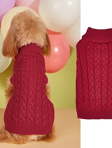  Hund Katze Pullover Jumper Mode Cool Winter Atmungsaktiv Weich Waschbar Bequem Halloween Outdoor Alltagstauglich Hundebekleidung for Bichon Frise Zwergspitz Baby Haustier Papillon Klein