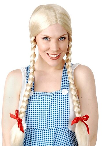  Oktoberfest Bier Cosplay Perücken blonde Inga Zöpfe bayerische Perücke